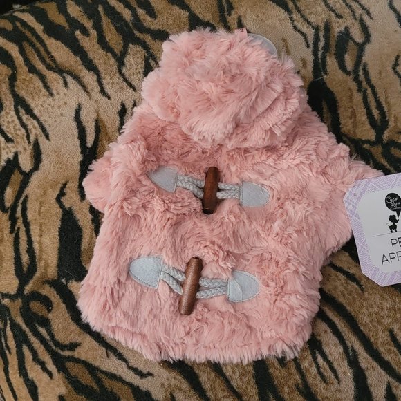 Pet Coat Sweater Hoodie Plush! .. XS EA. New w Tag! - Picture 2 of 5